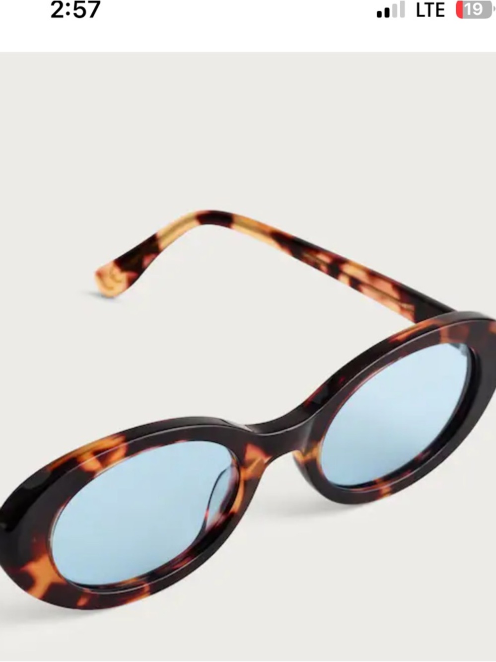 Madewell Russell Oval Sunglasses - Picture 3 of 4